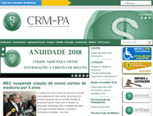 Tablet Screenshot of cremepa.org.br